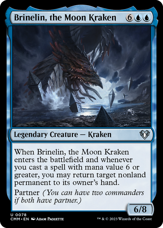 Brinelin, the Moon Kraken (CMM-078) - Commander Masters Foil