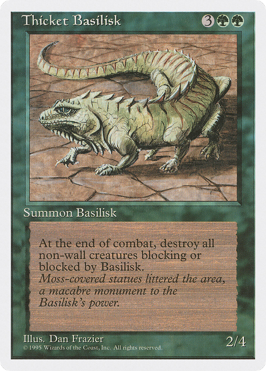 Thicket Basilisk (4ED-274) - Fourth Edition