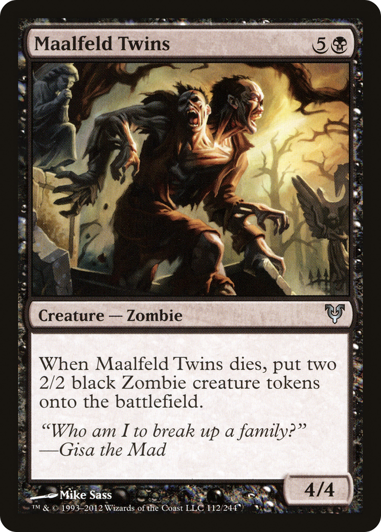Maalfeld Twins  (AVR-112) - Avacyn Restored Foil