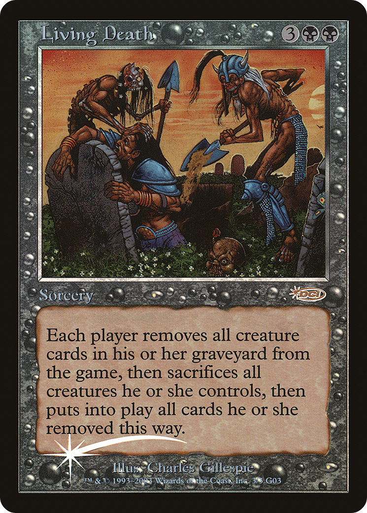 Living Death (G03-003) - Judge Gift Cards 2003 Foil