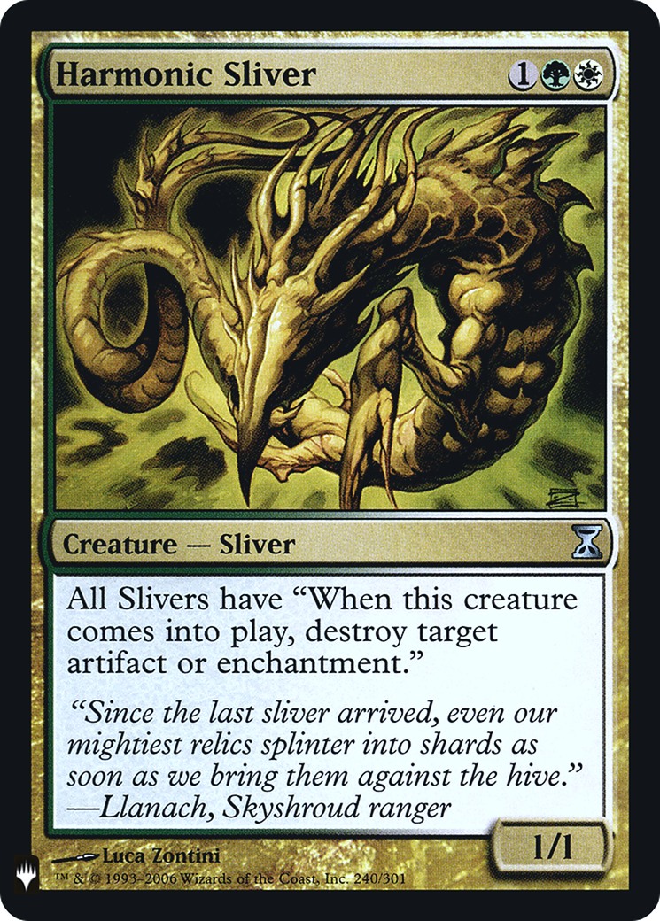 Harmonic Sliver (LIST-TSP-240) - The List Foil
