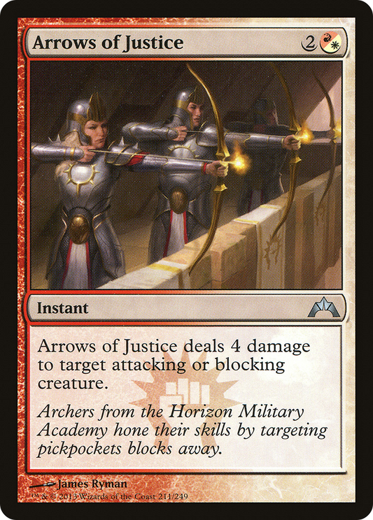 Arrows of Justice (GTC-211) - Gatecrash Foil