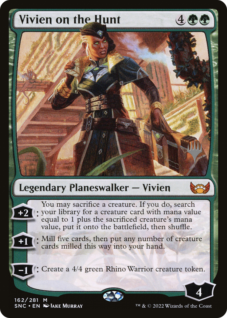 Vivien on the Hunt (PSNC-162P) - Streets of New Capenna Promos Foil