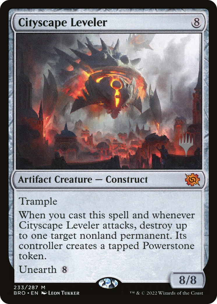 Cityscape Leveler  (PPBRO-233P) - The Brothers' War Promos (Promo Pack)