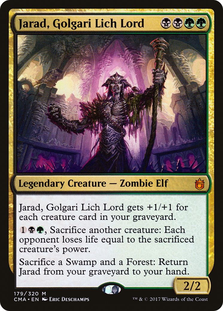 Jarad, Golgari Lich Lord (CMA-179) - Commander Anthology