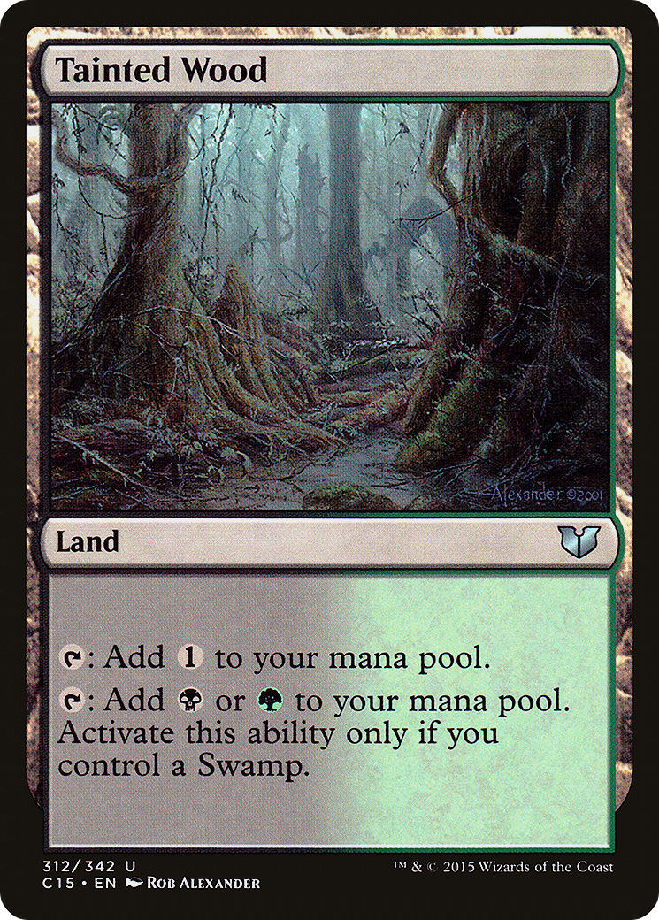 Tainted Wood (C15-312) - Commander 2015