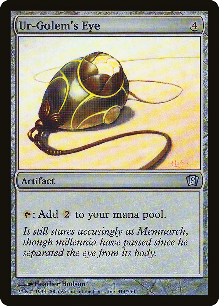 Ur-Golem's Eye (9ED-314★) - Ninth Edition Foil