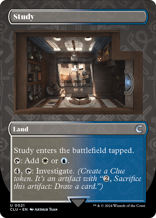 Study (CLU-021) - Ravnica: Clue Edition (Borderless)