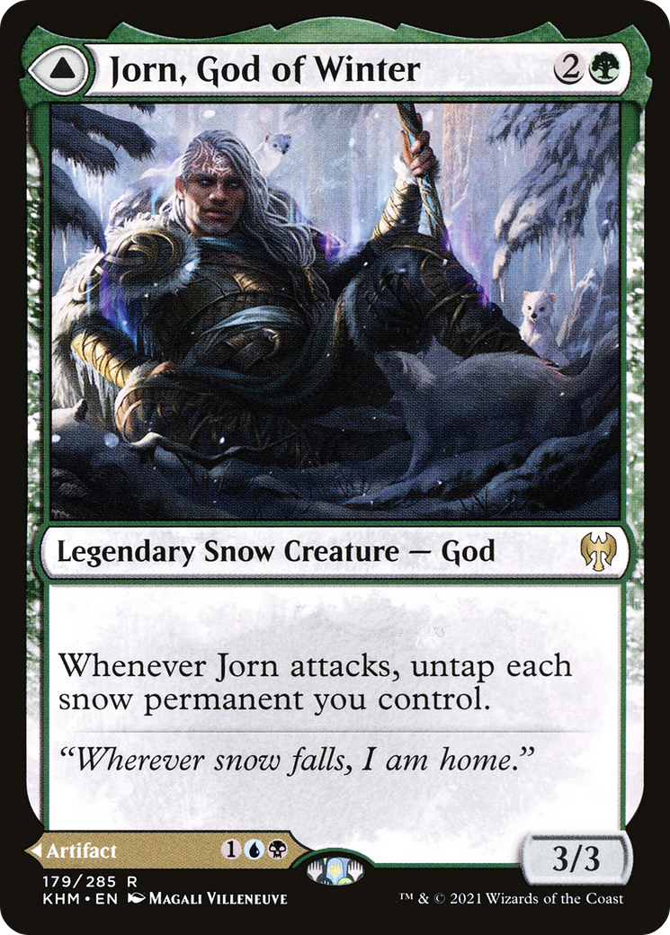 Jorn, God of Winter // Kaldring, the Rimestaff (KHM-179) - Kaldheim: (snow) Foil