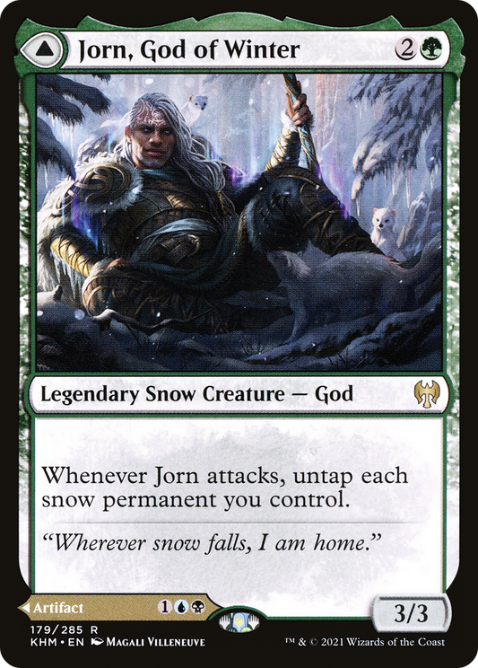 Jorn, God of Winter // Kaldring, the Rimestaff (KHM-179) - Kaldheim: (snow)