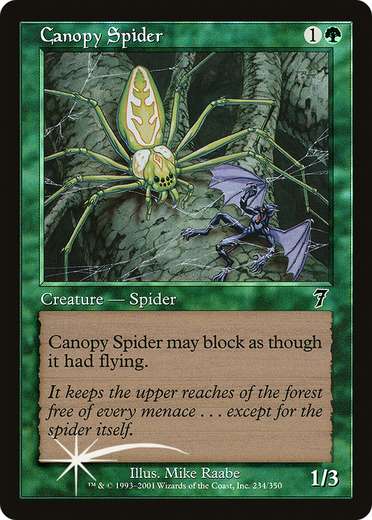 Canopy Spider (7ED-234★) - Seventh Edition Foil