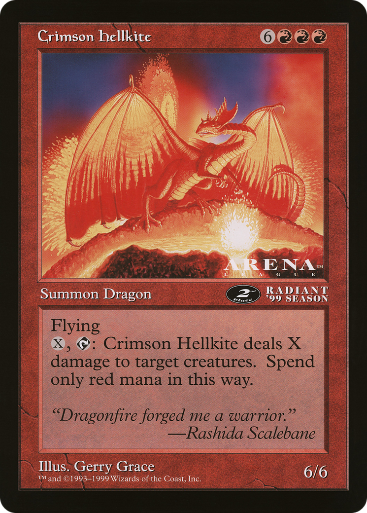 Crimson Hellkite (OLEP-080) - Oversized League Prizes