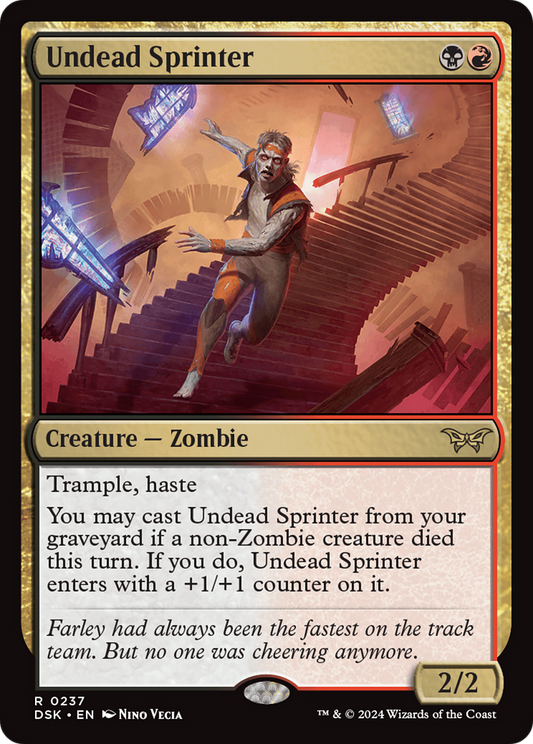 Undead Sprinter (DSK-237) - Duskmourn: House of Horror Foil