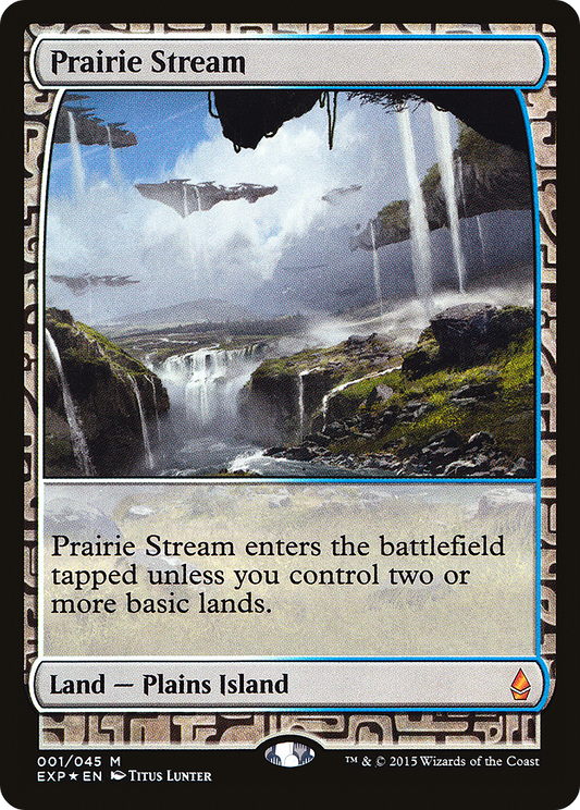 Prairie Stream (EXP-001) - Zendikar Expeditions Foil