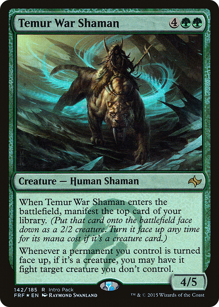 Temur War Shaman (PFRF-142) - Fate Reforged Promos Foil