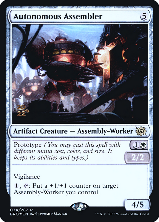 Autonomous Assembler (PRE-34S) - The Brothers' War Promos (Prerelease) Foil