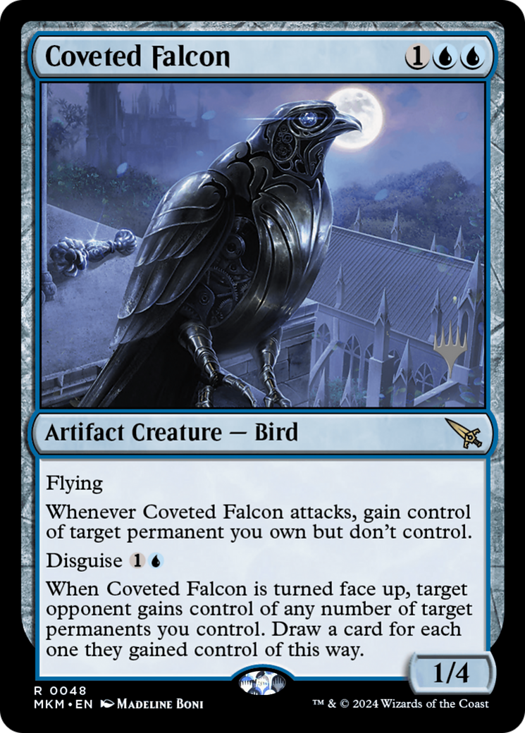 Coveted Falcon (PPMKM-048) - Murders at Karlov Manor Promos (Promo Pack)