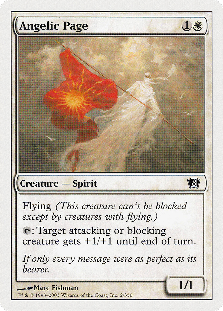 Angelic Page (8ED-002) - Eighth Edition