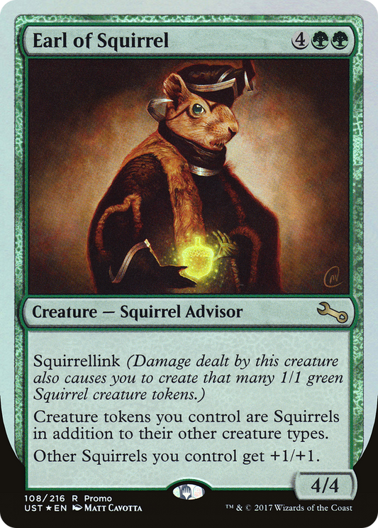 Earl of Squirrel (PUST-108) - Unstable Promos Foil