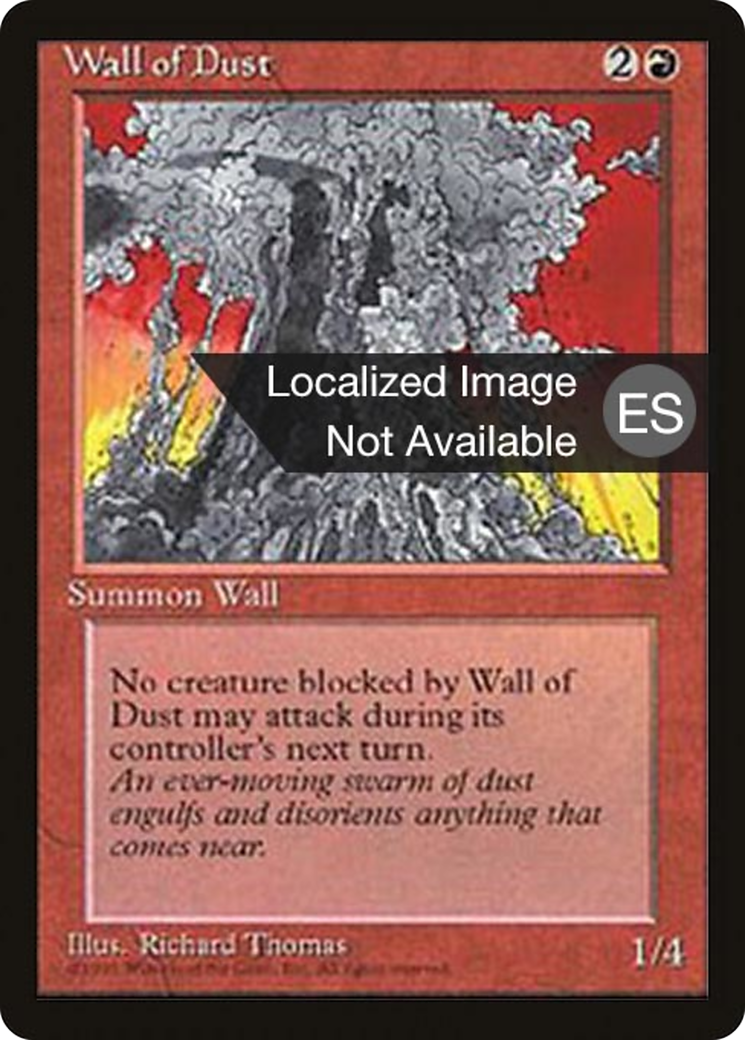 Wall of Dust (4BB-229) - Fourth Edition Foreign Black Border