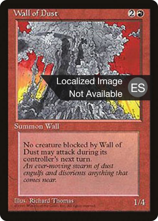 Wall of Dust (4BB-229) - Fourth Edition Foreign Black Border