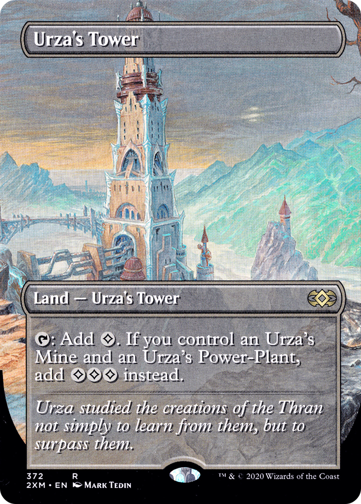 Urza's Tower  (Borderless)(2XM-372) - Double Masters
