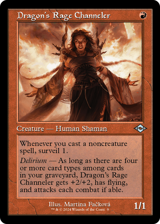 Dragon's Rage Channeler (H2R-009) - Modern Horizons 2 Timeshifts Foil