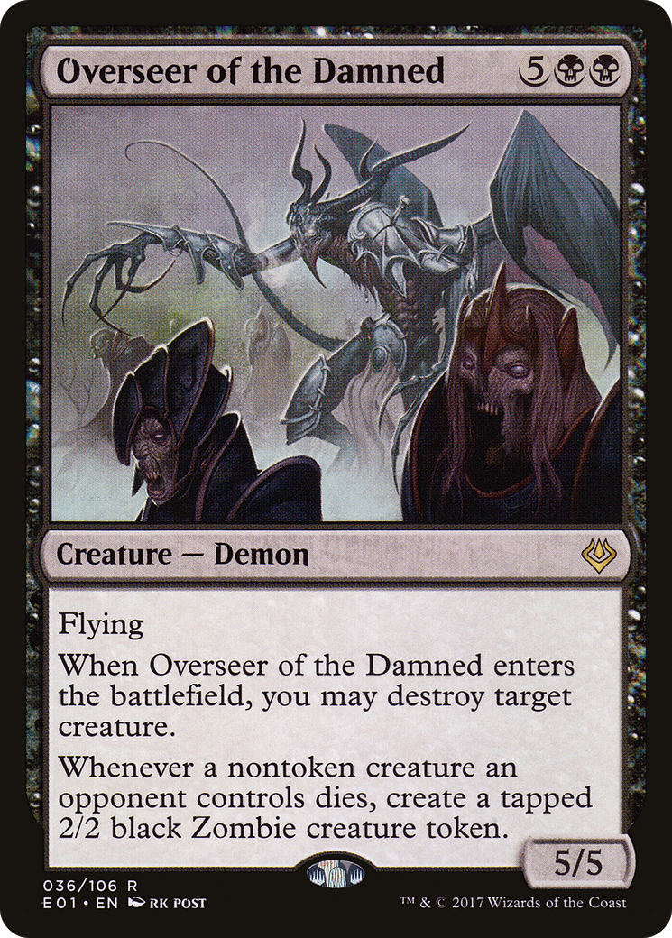 Overseer of the Damned (E01-036) - Archenemy: Nicol Bolas