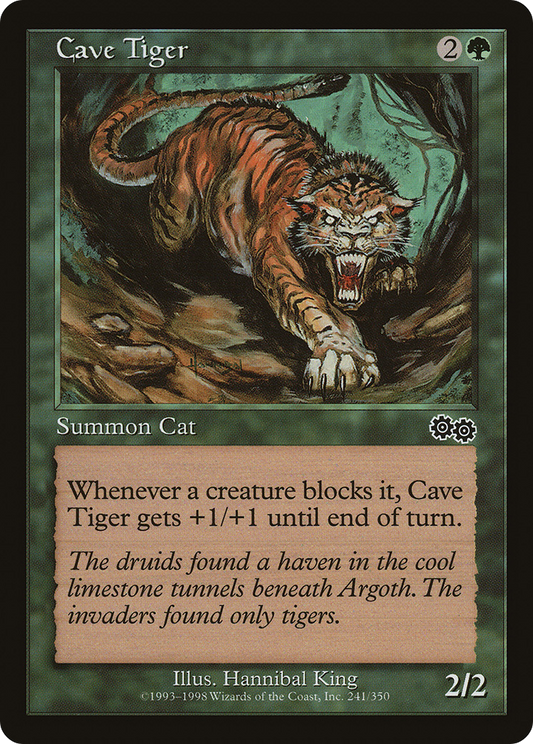 Cave Tiger (USG-241) - Urza's Saga