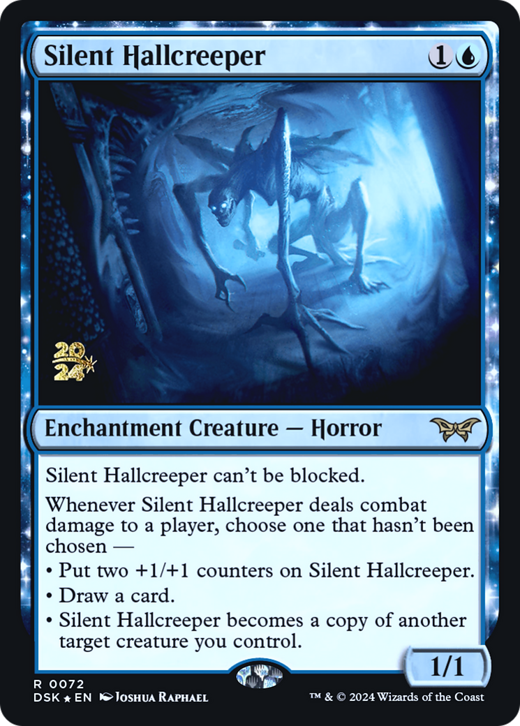 Silent Hallcreeper (PRE-072) - Duskmourn: House of Horror Promos Foil