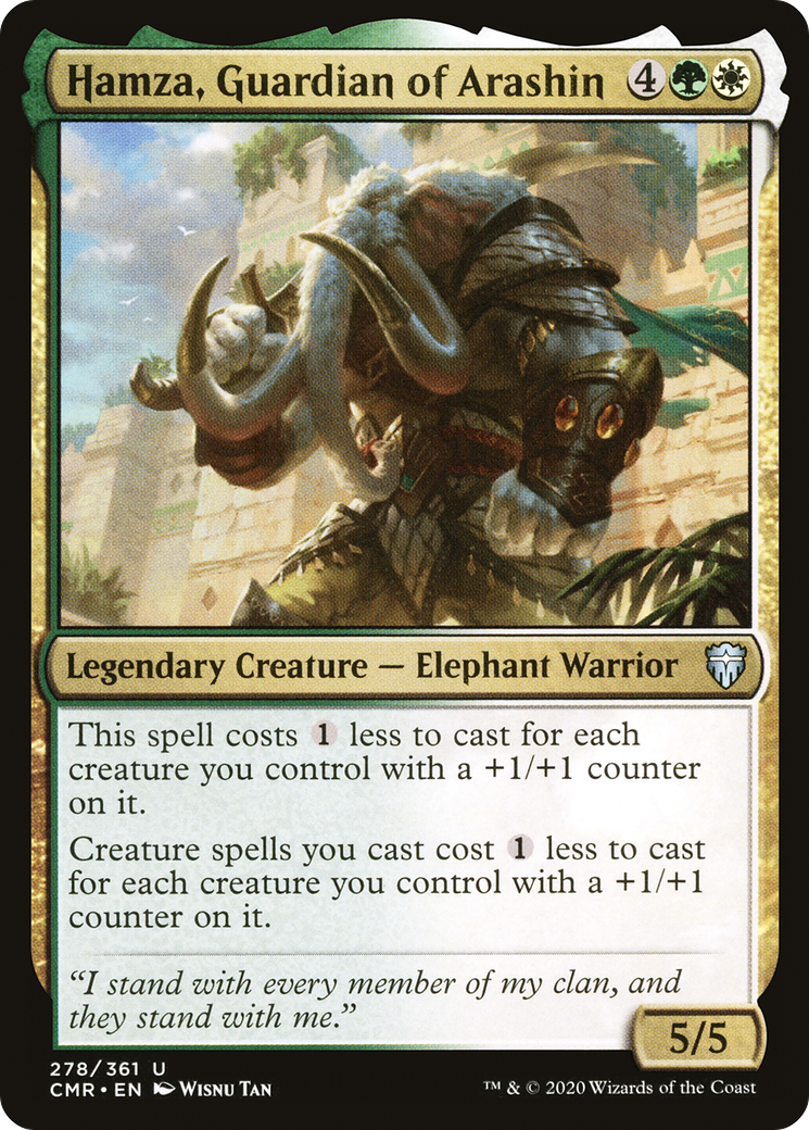 Hamza, Guardian of Arashin (CMR-278) - Commander Legends