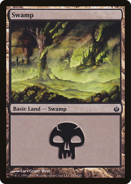 Swamp (MBS-151) - Mirrodin Besieged Foil