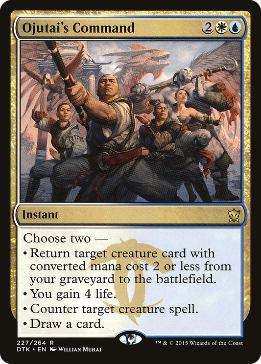 Ojutai's Command (DTK-227) - Dragons of Tarkir