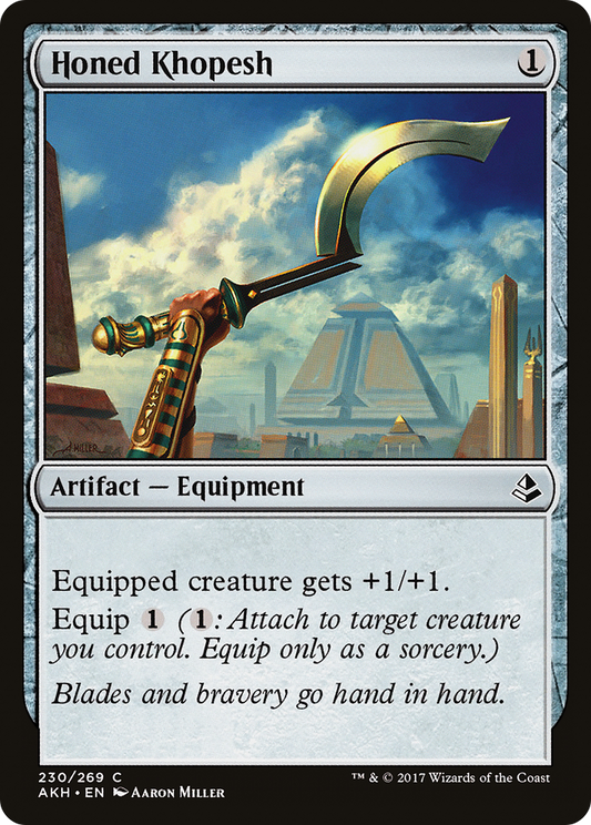 Honed Khopesh (AKH-230) - Amonkhet Foil