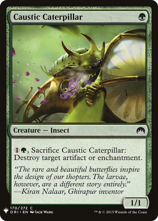Caustic Caterpillar (LIST-ORI-170) - The List