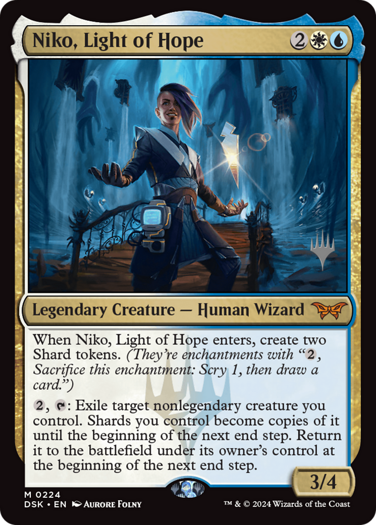 Niko, Light of Hope (PPDSK-224) - Duskmourn: House of Horror Promos Foil (Promo Pack)