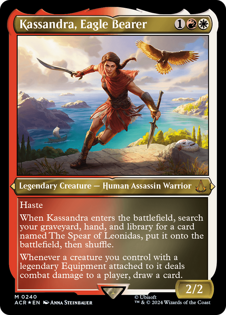 Kassandra, Eagle Bearer (ACR-240) - Assassin's Creed Etched Foil