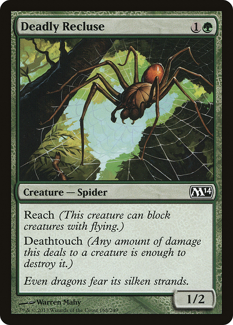 Deadly Recluse (M14-168) - Magic 2014 Foil