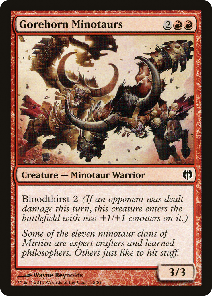 Gorehorn Minotaurs (DDL-052) - Duel Decks: Heroes vs. Monsters