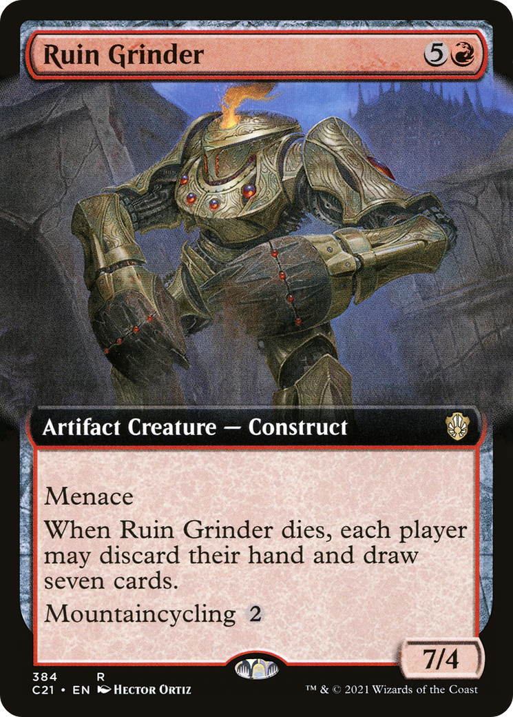 Ruin Grinder (C21-384) - Commander 2021: (Extended Art)