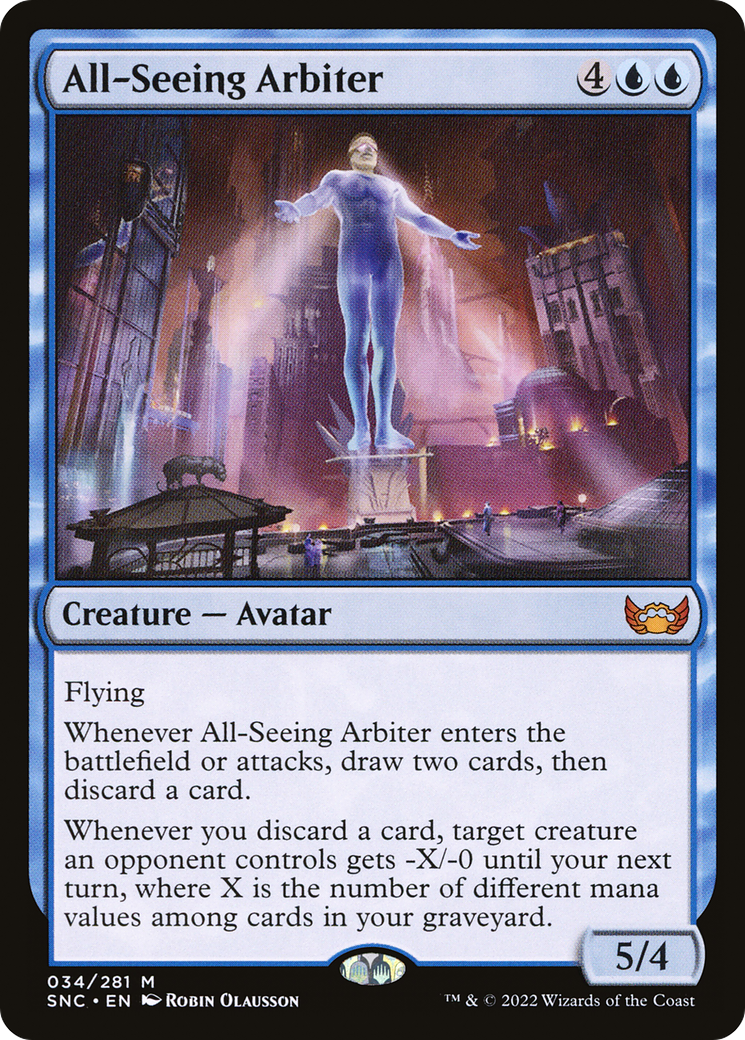 All-Seeing Arbiter (SNC-034) - Streets of New Capenna Foil