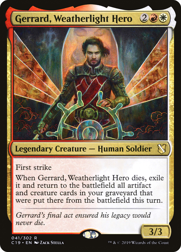 Gerrard, Weatherlight Hero (C19-041) - Commander 2019