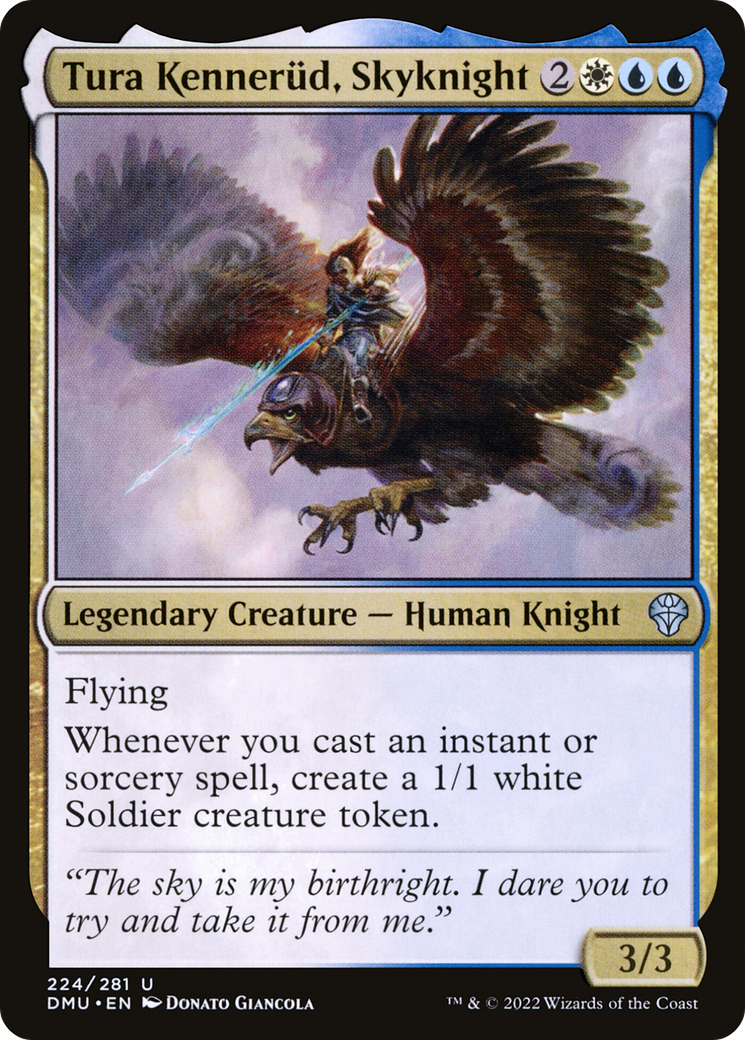 Tura Kennerüd, Skyknight (DMU-224) - Dominaria United Foil