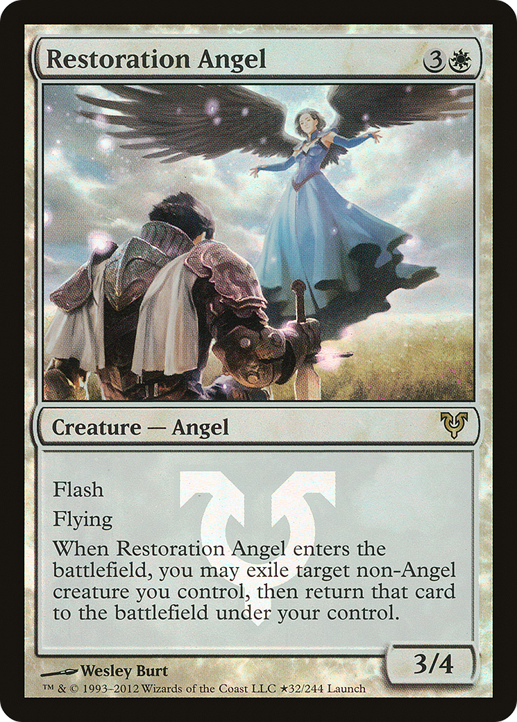 Restoration Angel (PAVR-32★) - Avacyn Restored Promos Foil