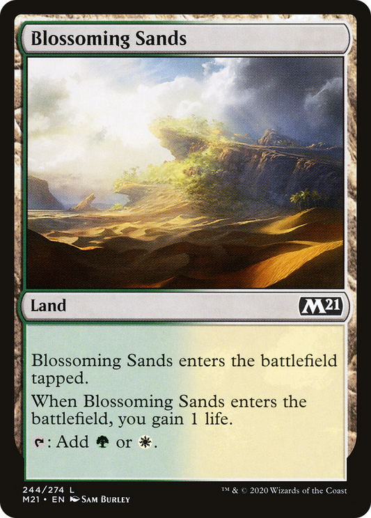 Blossoming Sands (M21-244) - Core Set 2021 Foil