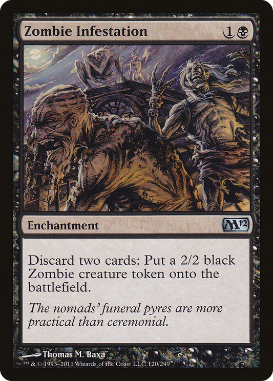 Zombie Infestation (M12-120) - Magic 2012 Foil