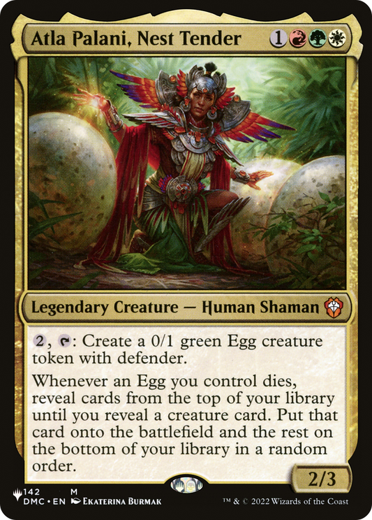 Atla Palani, Nest Tender (LIST-DMC-142) - The List
