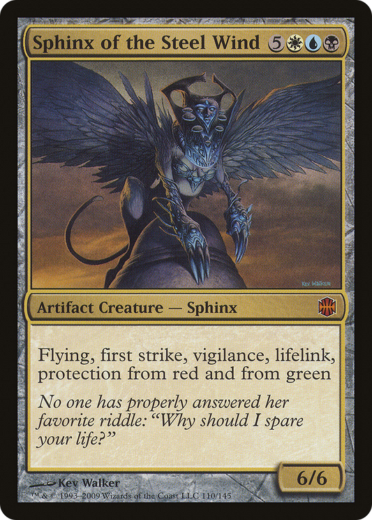 Sphinx of the Steel Wind (ARB-110) - Alara Reborn