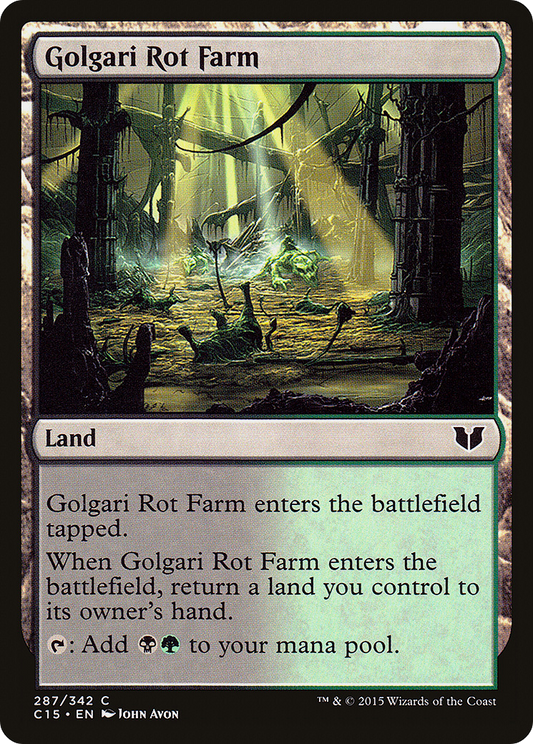 Golgari Rot Farm (C15-287) - Commander 2015