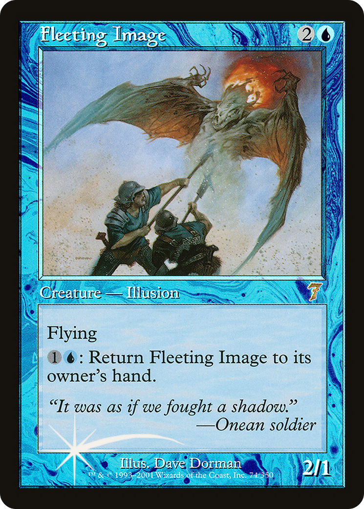 Fleeting Image (7ED-74★) - Seventh Edition Foil